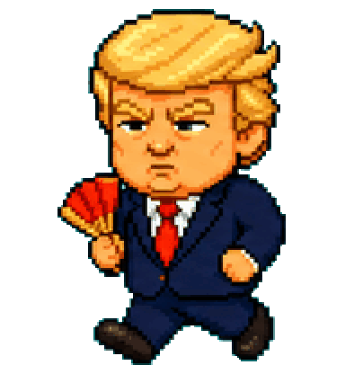 Dapper Grandpa running-left GIF